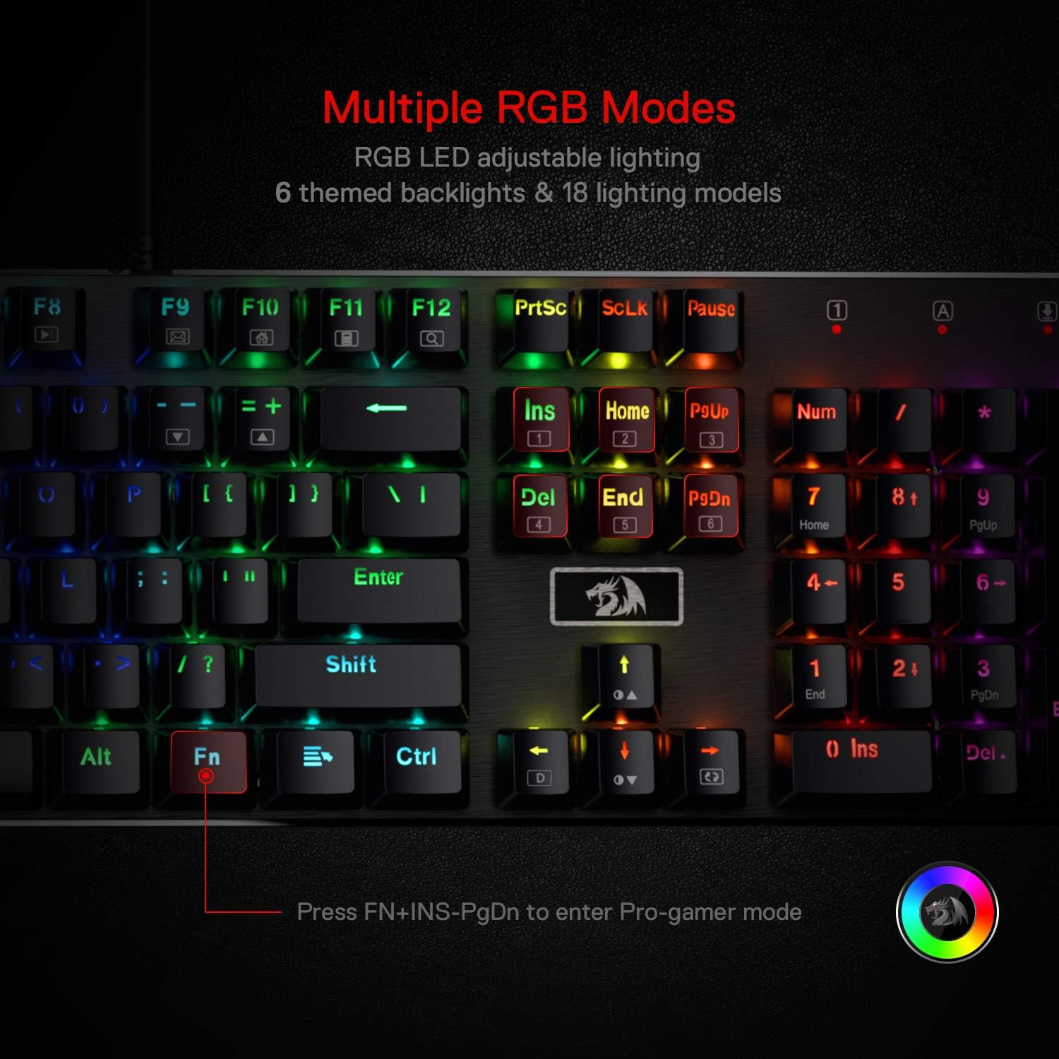 Redragon K556 RGB LED Backlit  – Gaming Keyboard No Noise recenzja i cena