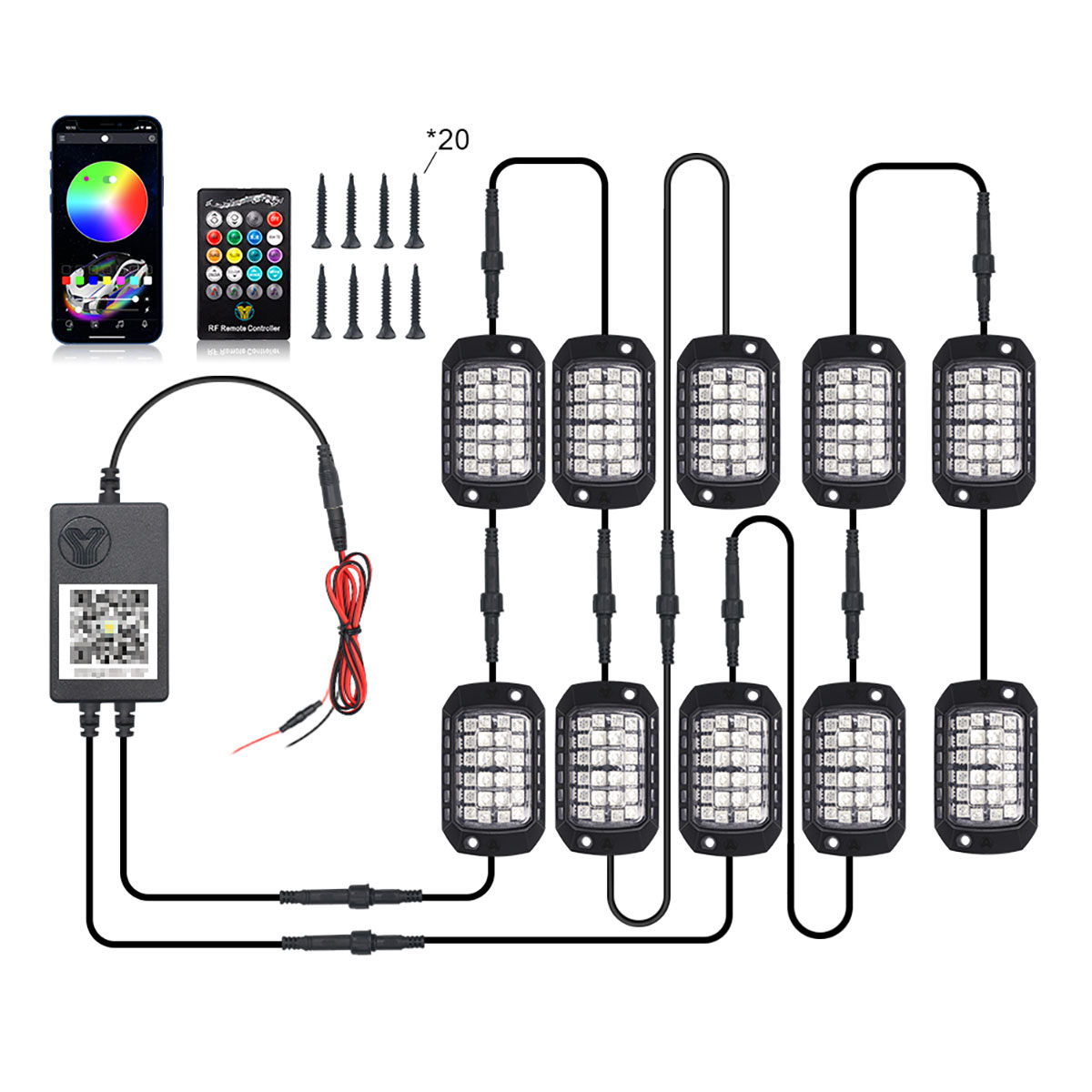 Car RGB LED Chassis Light Stri – Rgb Underglow Strip recenzja i cena