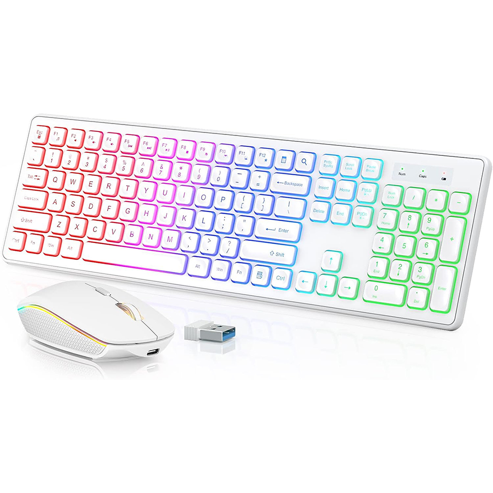 Backlit Wireless Keyboard and  – Gaming Keyboard Mouse Set recenzja i cena