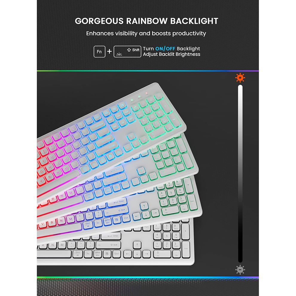 Backlit Wireless Keyboard and  – Gaming Keyboard Mouse Set recenzja i cena
