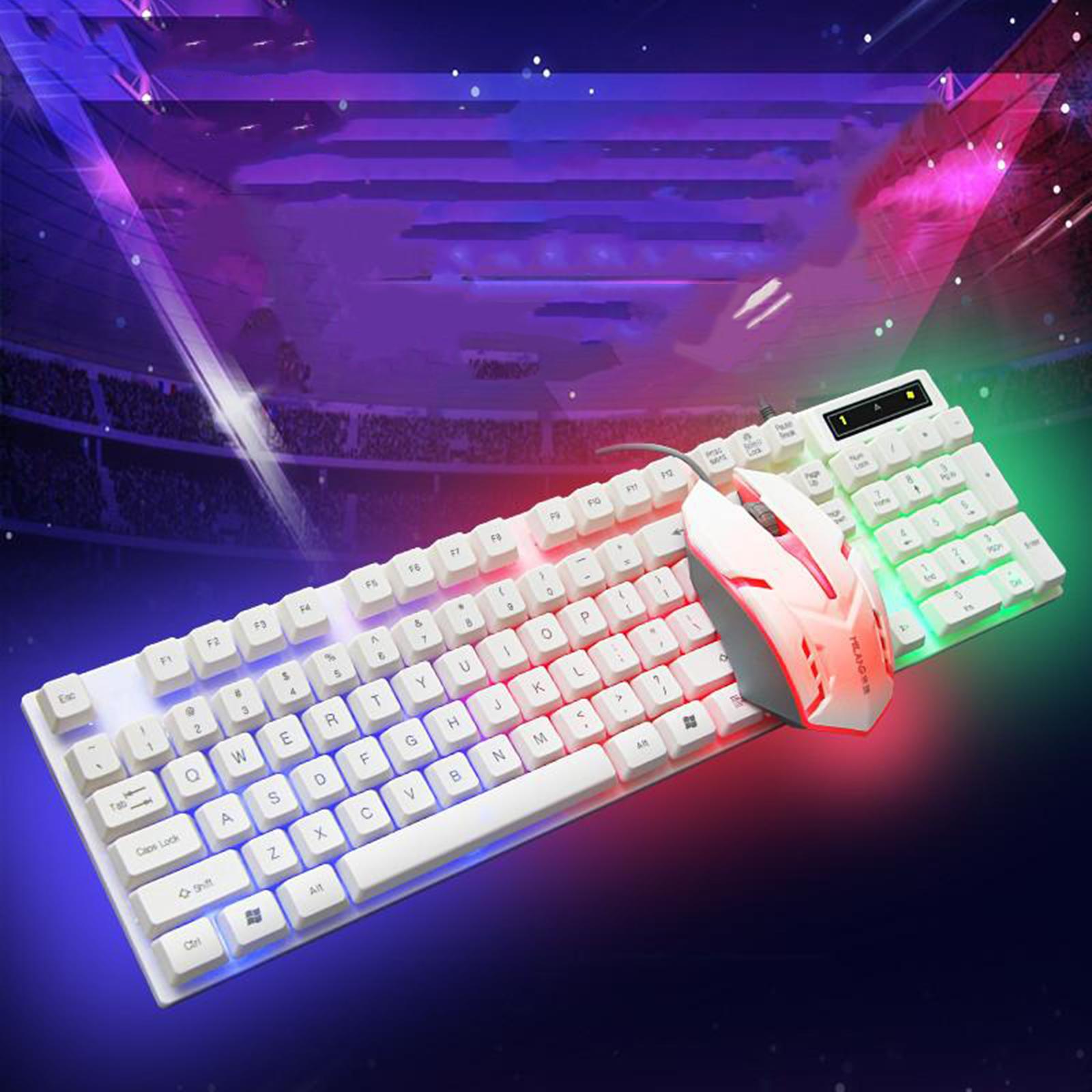 Wired Mechanical Keyboard Back – Gaming Keyboard Mouse Set recenzja i cena