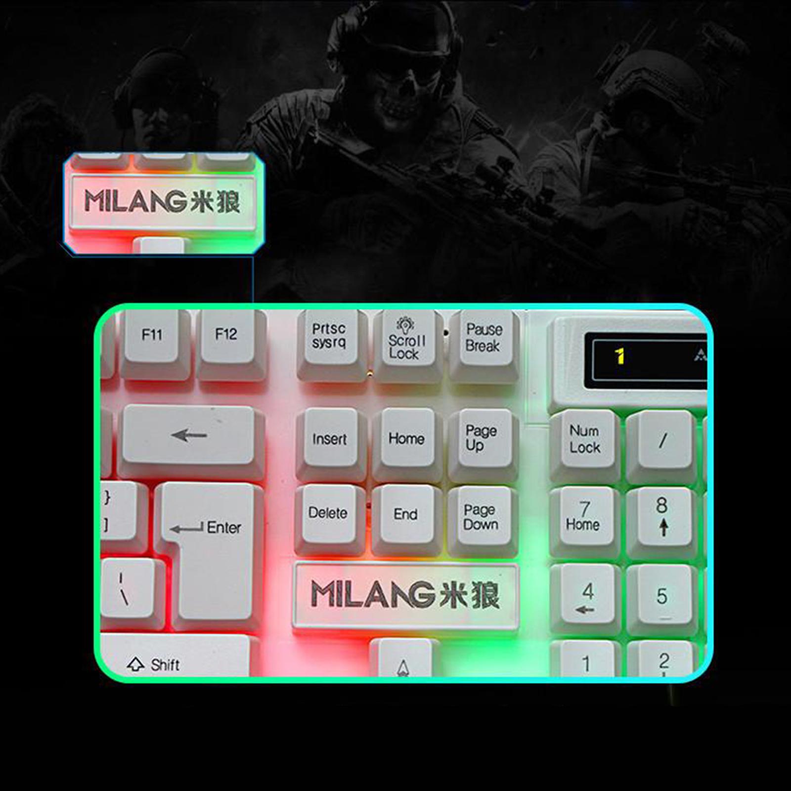 Wired Mechanical Keyboard Back – Gaming Keyboard Mouse Set recenzja i cena